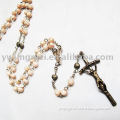 Sallow Flaw Catholic Church Rosay with Metal Heart Tag Bead